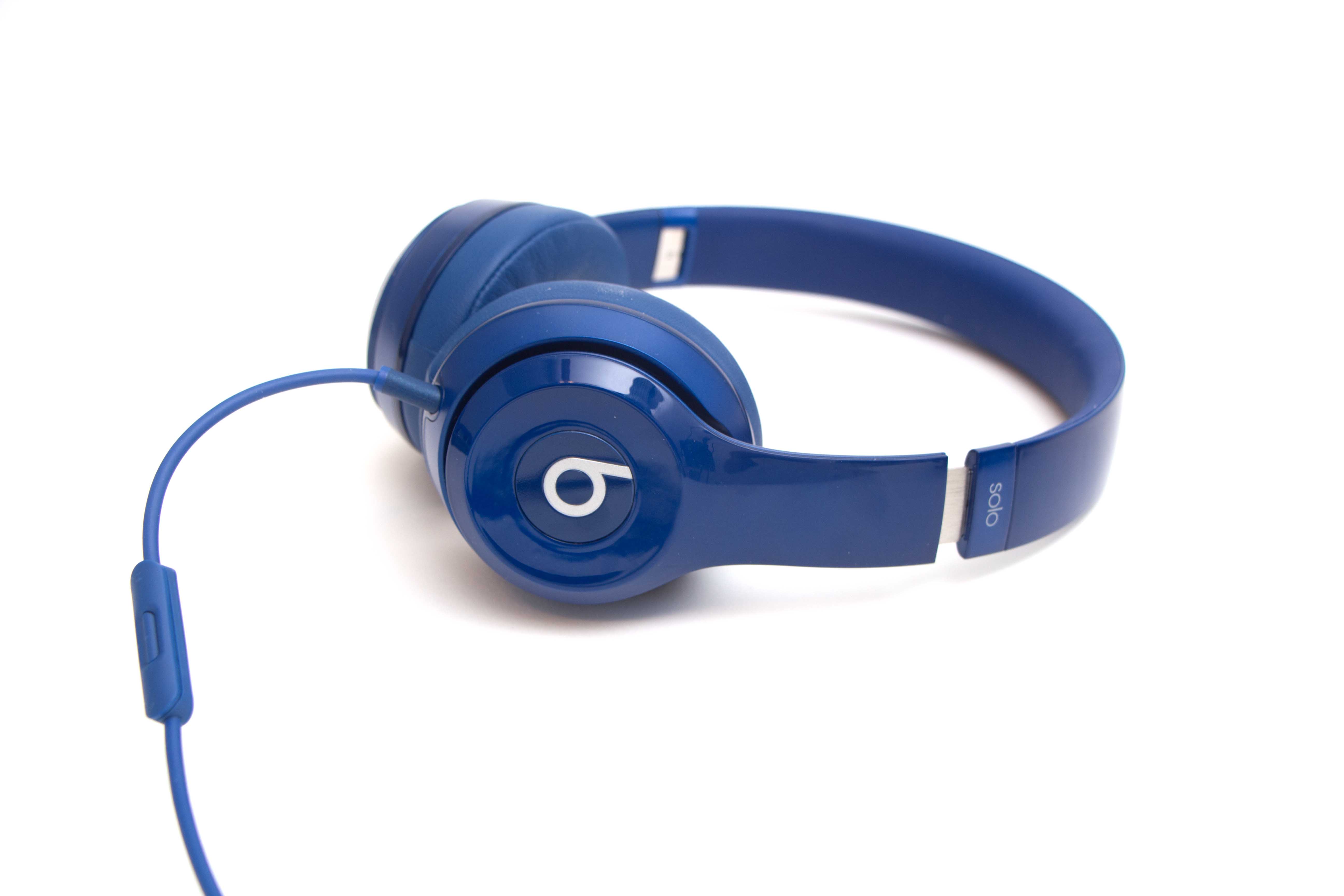 beats solo blue wired